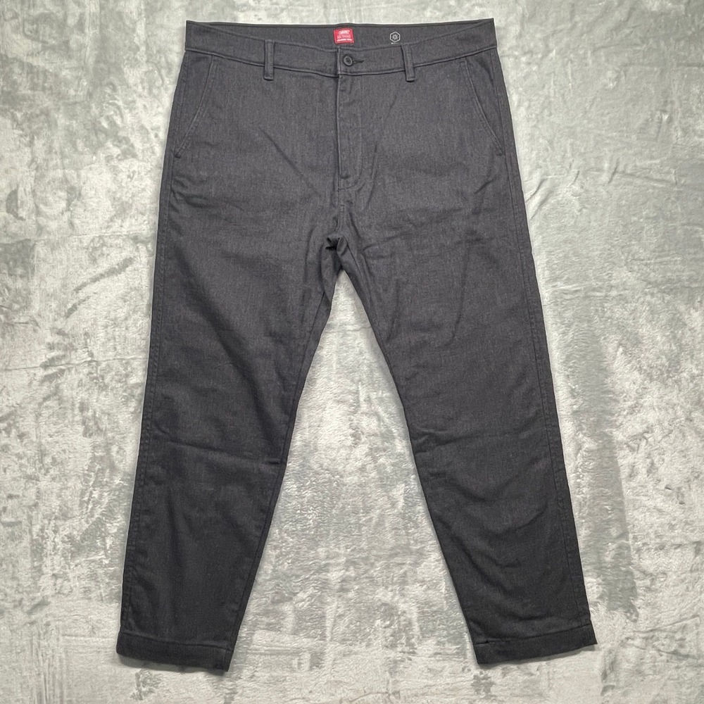 Levi's XX Chino Pants Mens 36x29 Charcoal Grey Standard Taper Warm